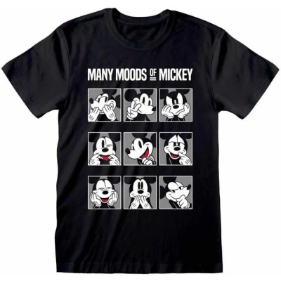 Abbildung von Henry Tiger MANY Moods OF Disney Mickey Tshirt print, Herren, Größe: Large, Black