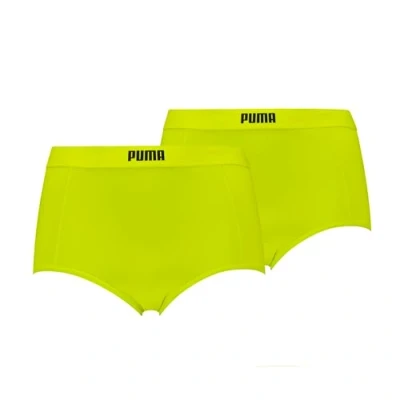 Abbildung von Puma Damen Hipster Unterwäsche, Grün, L (2er Pack)