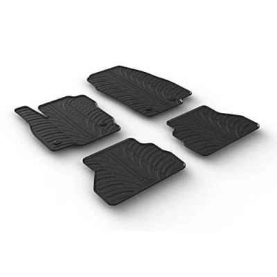Abbildung von Gledring 0558 Fußmattensatz Gummi vorne und hinten 4 schwarz 750mm 550mm FORD: B Max