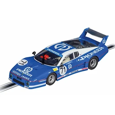 Abbildung von Carrera® Rennbahn Auto 20027726 Evolution Ferrari 512 BB LM &quot;C.Pozzi, No.71&quot; mit Licht