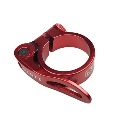 Abbildung von PLATT Fahrrad Sattelklemme mit Schnellspanner Aluminium Legierung 28,6/31,8/34,9 mm Rot