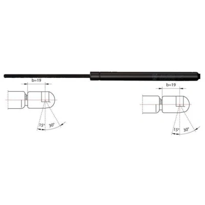 Abbildung von METZGER 2110462 Heckklappendämpfer 730 299 AUDI: A6 C6 Limousine