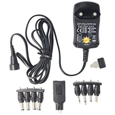 Abbildung von AccuCell 3 Volt bis 12 Universal Netzteil inklusive 1 USB und 8 DC Adapt Ladegerät
