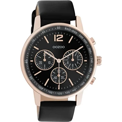 Abbildung von Oozoo Timepieces Chronograph, Damen, Größe: One Size, Goldfarben