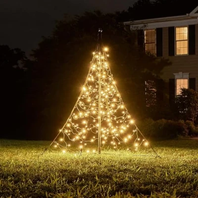 Abbildung von Fairybell Fahnenmast Weihnachtsbäume All Surface 1,5 Meter 240 LED Leuchten Inklusive Mast