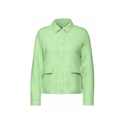 Abbildung von Cecil Leichte Struktur Übergangsjacke, Damen, Größe: Large, Grün