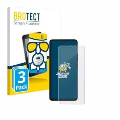 Abbildung von BROTECT Entspiegelungs Schutzglas für Xiaomi Poco X6 Pro (3 Stück) Schutz Folie Panzerfolie Glas Matt [Extrem Kratzfest 9H, Anti Reflex]