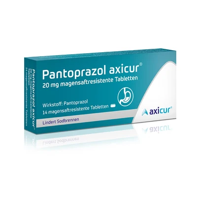 Abbildung von Pantoprazol axicur 20 mg 14 St