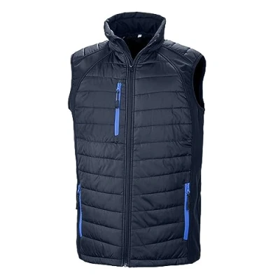Abbildung von Result Genuine Recycled Compass Padded Softshell Gilet Navy L (RT238)