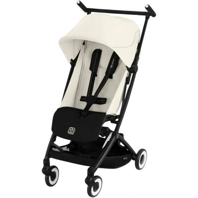 Abbildung von CYBEX Gold Kinderwagen LIBELLE mit Einhand Gurtsystem, Von ca. 6 Monaten bis 4 Jahre (max. 22 kg), Ultraleicht (nur Canvas White
