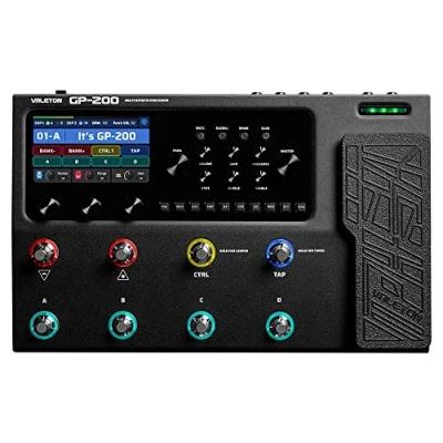 Abbildung von Valeton Musikinstrumentenpedal, (Effekte, Multi Effekte), GP 200 Multieffektgerät für Gitarren
