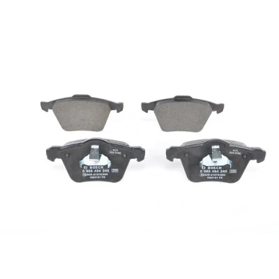 Abbildung von BOSCH 0 986 494 245 Bremsbelagsatz Low Metallic mit Kolbenclip, Anti Quietsch Blech VOLVO: S60 II, V60 I, XC70 II Kombi, FORD: S Max Mk1