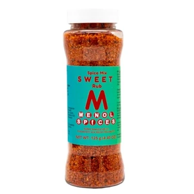 Abbildung von Menol Spices Hähnchen BBQ Gewürz Rub 125g 20% Salz, gewürze, Grill Gewürzmischung, Chicken seasoning, Gourmet grillgewürze, Gewürzsalz, Veganes Gewürz, Ohne MSG