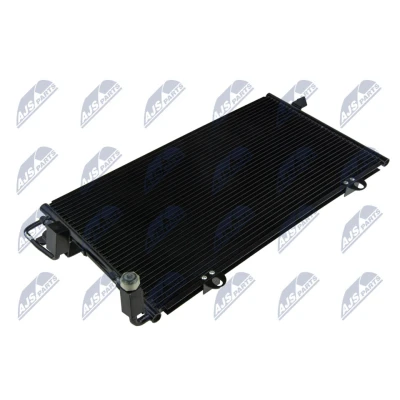 Abbildung von NTY CCS AU 002 Klimakondensator ohne Trockner Aluminium AUDI: 80 B4 Limousine, Avant, Cabriolet