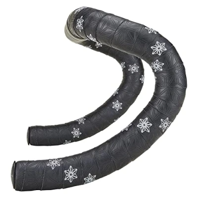 Abbildung von SUPACAZ Unisex Adult, Schwarz Super Sticky Kush Lenkerband für Erwachsene, (weißer Aufdruck), Einheitsgröße