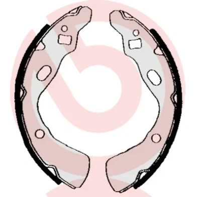 Abbildung von BREMBO S 30 507 Bremsbacken 170 26 KIA: Pride Kombi