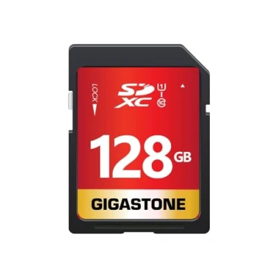 Abbildung von Gigastone 128GB SD Card UHS I U1 Class 10 SDXC Memory High Speed Full HD Video Canon Nikon Sony Pentax Kodak Olympus Panasonic Digitalkamera
