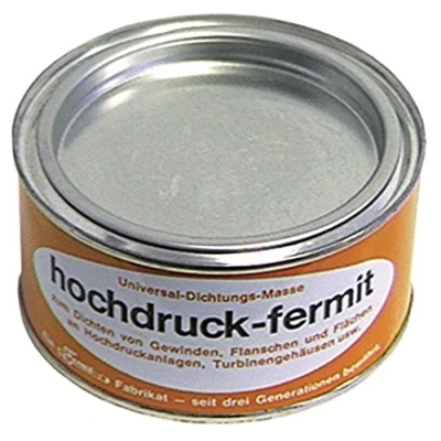 Abbildung von Fermit Dichtungsmasse Hochdruck für Metallgewindeverbindungen mit 500g Dose