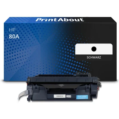 Abbildung von Toner kompatibel mit HP 80A (CF280A) Schwarz