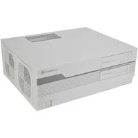 Abbildung von Silverstone Technology SST FLP01W HTPC ATX Desktop Auf Retro gestyltes Gehäuse,USB Type C