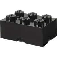 Abbildung von Room Copenhagen LEGO Aufbewahrungsstein 6, Rot (Schwarz)