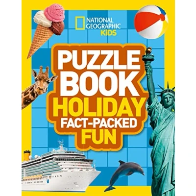 Abbildung von Puzzle Book Holiday: Brain tickling quizzes, sudokus, crosswords and wordsearches (National Geographic Kids)