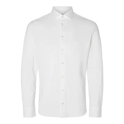 Abbildung von Selected Homme Hemd, Herren, Größe: Large, Bright white