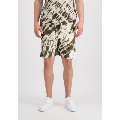 Abbildung von Alpha Industries TIE DYE Jogginghose, Herren, Größe: Large, Dark olive