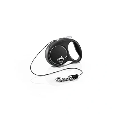 Abbildung von flexi Flexileine BLACK DESIGN Seil schwarz