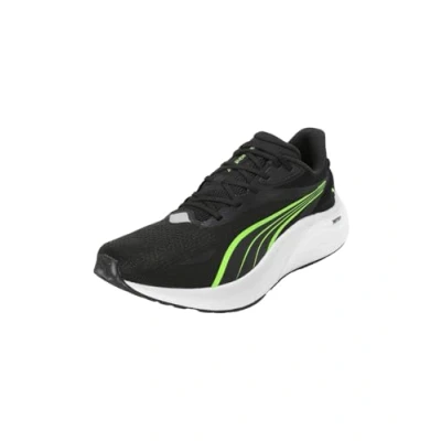 Abbildung von Puma Electrify Nitro 4 Laufschuh Straße, Herren, Größe: 40, Black/yellow alert/feather gray Schuhe