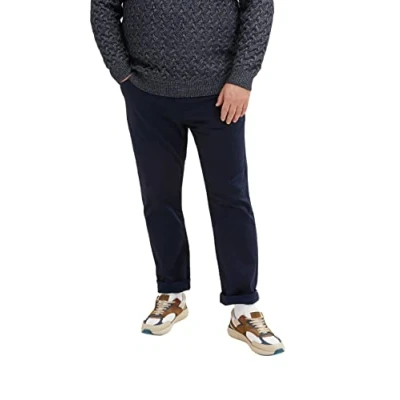 Abbildung von TOM TAILOR Herren Plusize Thermo Hose 1035785, 10668 Sky Captain Blue, 40W / 36L