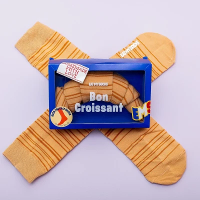 Abbildung von Croissant Socken