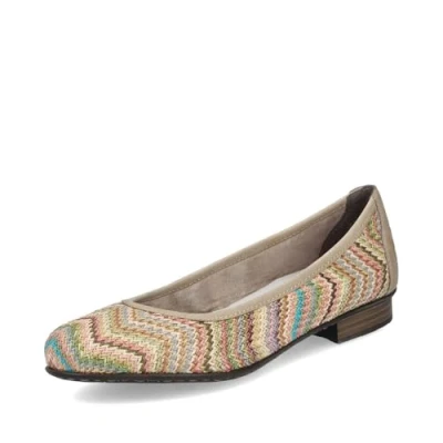 Abbildung von Rieker Ballerina, Slipper, Schlupfschuh, Pumps mit weicher Innensohle