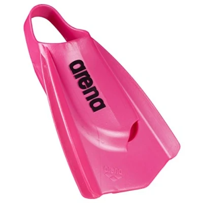 Abbildung von arena Unisex Wettkampf Trainingsflossen Powerfin Pro zur Verbesserung der Beintechnik, Pink (95), 46 47