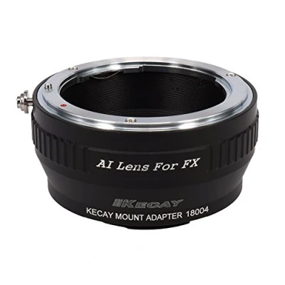 Abbildung von KECAY Objektiv Mount Adapter Ring Adapterringe für Nikon AI auf Fujifilm FX Kamera X Pro1, E1, E2, A1, M1, T1, T10,