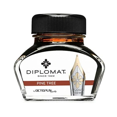 Abbildung von Diplomat Tintenflasche 30 ML Pine Brown