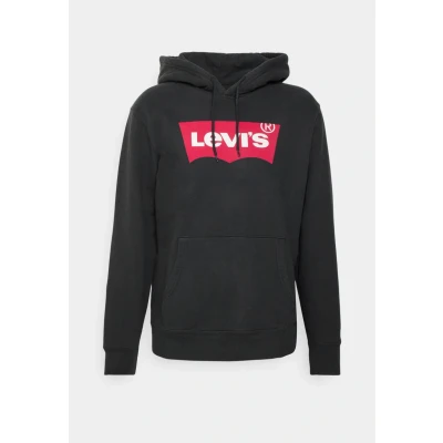 Abbildung von Levi&#039;s Standard Graphic Hoodie Kapuzenpullover, Herren, Größe: XS, Mottled black
