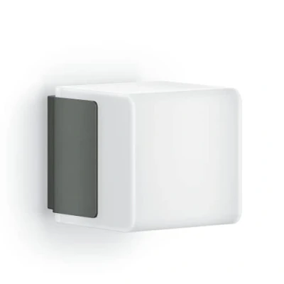 Abbildung von Steinel Connect LED Außenleuchte L 835 C, smarte Außenwandleuchte, App Steuerung, dimmbar, Softlichtstart, 3000 K, Warmweiß, 9.1 W, Anthrazit