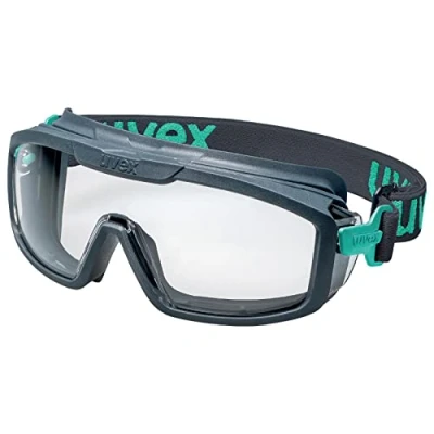 Abbildung von uvex Arbeitsschutzbrille i guard+ planet 9143297 Vollsichtbrille Grau, Blau