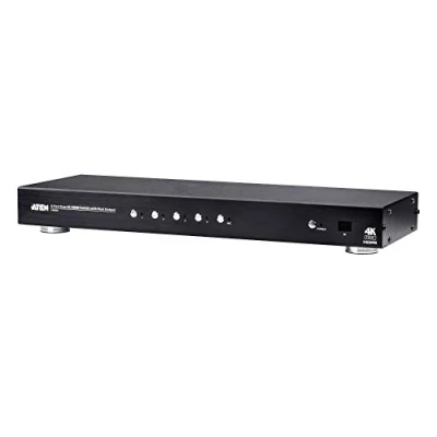 Abbildung von ATEN VS482B 4 Port True 4K HDMI Switch mit Dual View, Schwarz