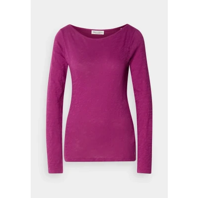 Abbildung von Marc O&#039;Polo LONG Sleeve BOAT NECK Langarmshirt, Damen, Größe: Medium, Fresh berry