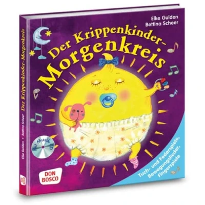 Abbildung von der Krippenkinder Morgenkreis. Tuch und Federspiele, Bewegungslieder, Fingerspiele (Morgenkreis in Kita. Gemeinsam gut gelaunt durchstarten)