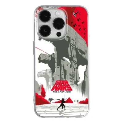 Abbildung von ERT GROUP Handyhülle für Apple iPhone 14 PRO Original und offiziell Lizenziertes Star Wars Muster 025 optimal an die Form des Handy angepasst, hülle aus TPU