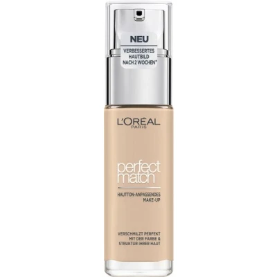 Abbildung von L&#039;Oréal Paris Perfect Match Makeup Foundation, Damen, Größe: 30 ml, Ivoire/ivory