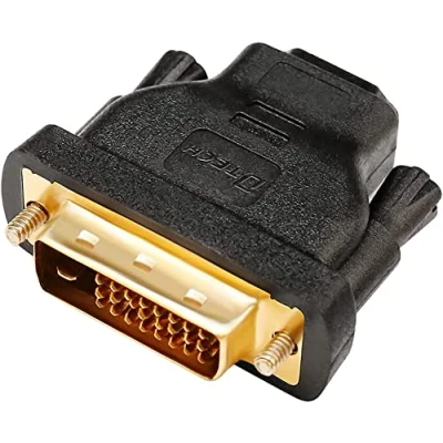Abbildung von DTech DVI Stecker auf 19 polige HDMI Buchse Adapter Bidirektionaler D Port Konverter