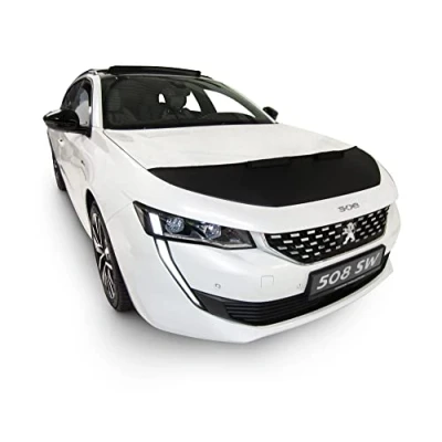 Abbildung von AB3 00563 Auto Bra kompatibel mit Peugeot 508 Bj. ab 2018 Haubenbra Steinschlagschutz Tuning Bonnet