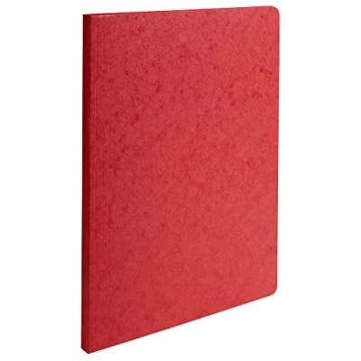 Abbildung von Exacompta 50er Pack Premium Aktendeckel. Aus extra starkem Colorspan Karton für DIN A4 rot Hefter ideal das Büro und Schule die mobile Organisation