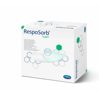 Abbildung von HARTMANN 6850204 RespoSorb Super Saugfähige, 10cm x 10cm, 10 Stück