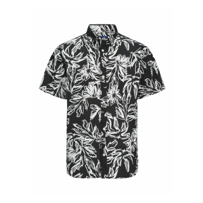 Abbildung von Jack &amp; Jones Comfort FIT Hemd, Herren, Größe: XS, Black