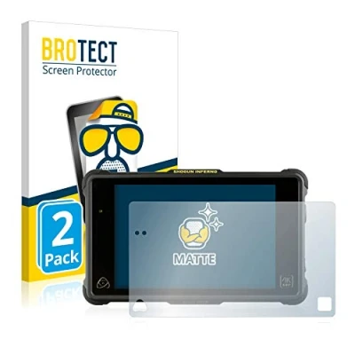 Abbildung von BROTECT Entspiegelungs Schutzfolie für Atomos Shogun Inferno (2 Stück) Matte Displayschutz Folie, Anti Reflex, Fingerprint